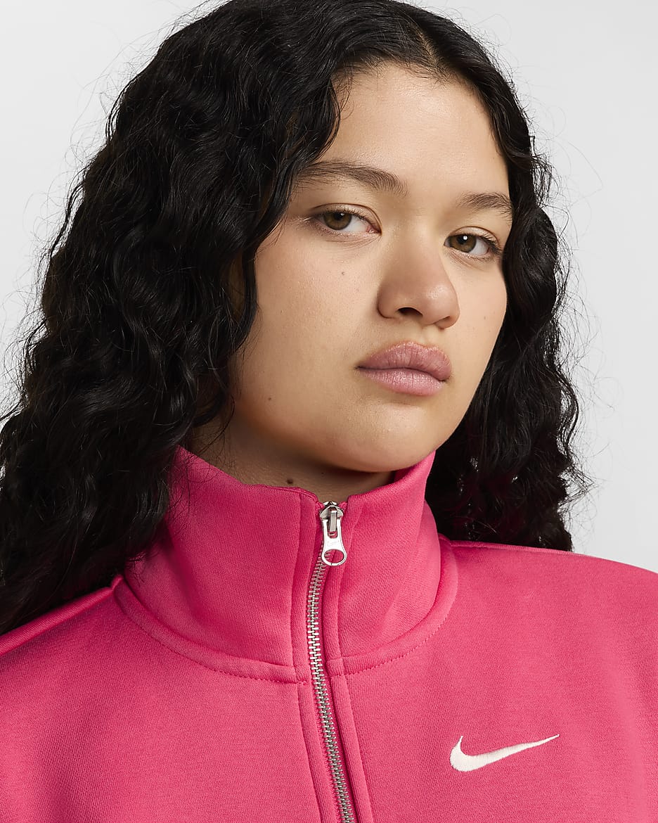 Nike Sportswear Phoenix Fleece Women s Oversized Track Jacket. Nike